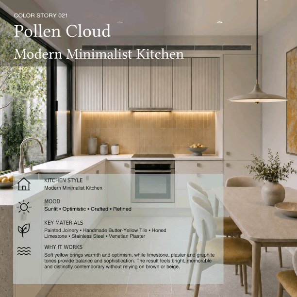 Kitchen application preview from The Kitchen Palette workbook